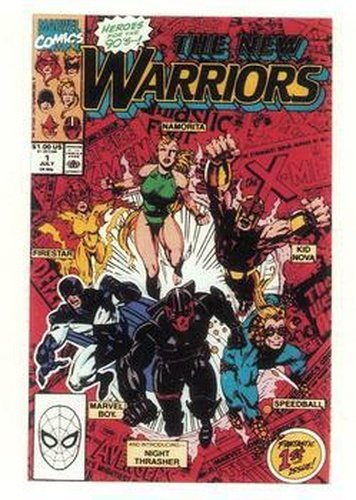 #85 The New Warriors - 1991 Comic Images Marvel Comics First Covers II