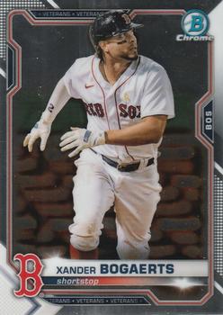 #85 Xander Bogaerts - Boston Red Sox - 2021 Bowman Chrome Baseball