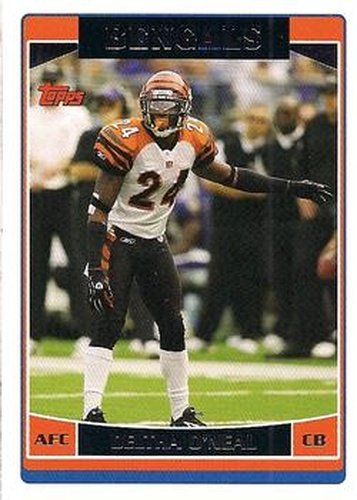 #85 Deltha O'Neal - Cincinnati Bengals - 2006 Topps Football