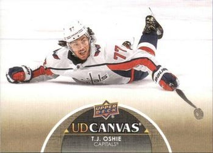 #C85 T.J. Oshie - Washington Capitals - 2021-22 Upper Deck - UD Canvas Hockey