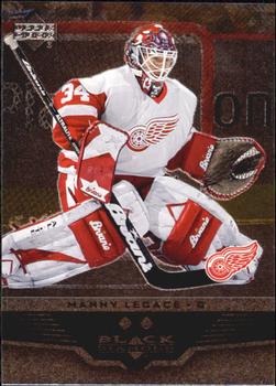 #85 Manny Legace - Detroit Red Wings - 2005-06 Upper Deck Black Diamond Hockey