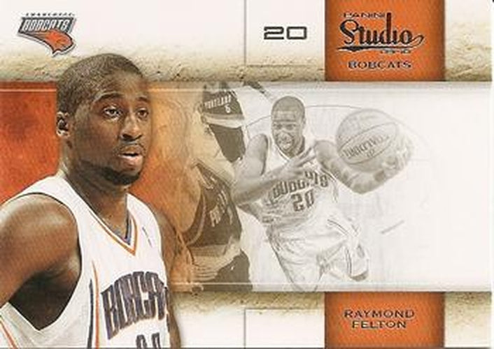 #85 Raymond Felton - Charlotte Bobcats - 2009-10 Panini Studio Basketball