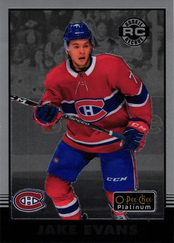 #R-85 Jake Evans - Montreal Canadiens - 2020-21 O-Pee-Chee Platinum - Retro Hockey