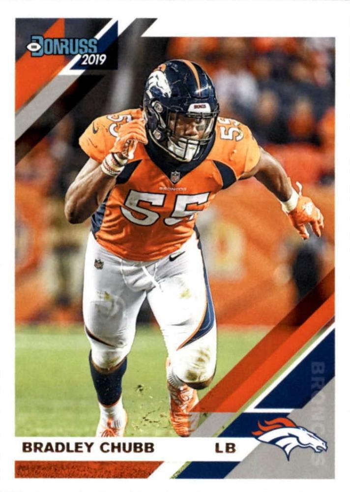 #85 Bradley Chubb - Denver Broncos - 2019 Donruss Football
