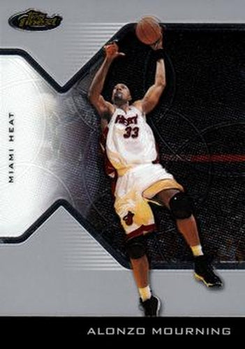 #85 Alonzo Mourning - Miami Heat - 2004-05 Finest Basketball