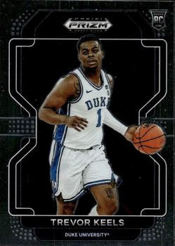 #85 Trevor Keels - Duke Blue Devils - 2022 Panini Prizm Draft Picks Basketball