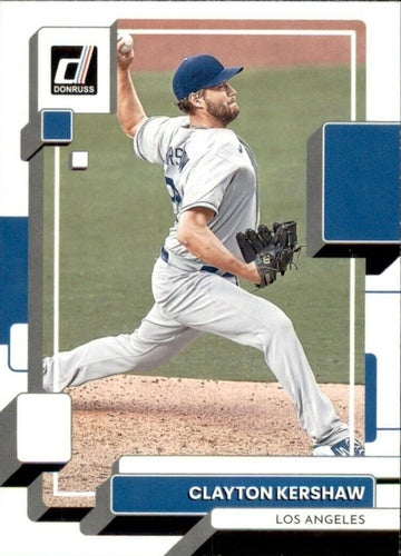 #85b Clayton Kershaw - Los Angeles Dodgers - 2022 Donruss Baseball