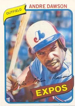 #124 Andre Dawson - Montreal Expos - 1980 O-Pee-Chee Baseball