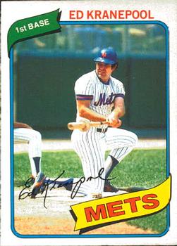 #336 Ed Kranepool - New York Mets - 1980 O-Pee-Chee Baseball