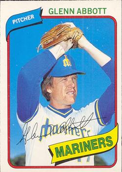 #92 Glenn Abbott - Seattle Mariners - 1980 O-Pee-Chee Baseball