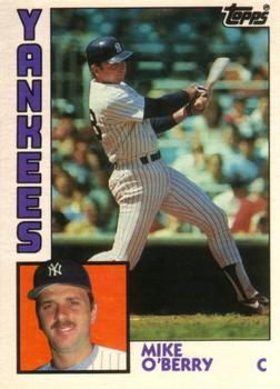 #86T Mike O'Berry - New York Yankees - 1984 Topps Traded Baseball