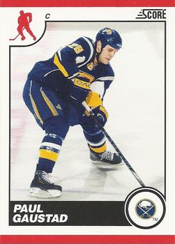 #86 Paul Gaustad - Buffalo Sabres - 2010-11 Score Hockey