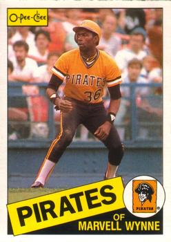 #86 Marvell Wynne - Pittsburgh Pirates - 1985 O-Pee-Chee Baseball