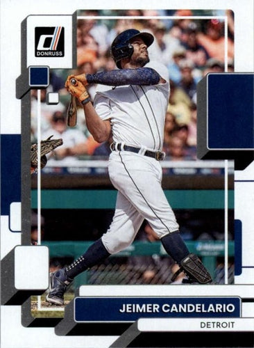 #86 Jeimer Candelario - Detroit Tigers - 2022 Donruss Baseball