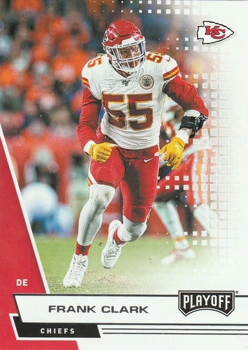 #86 Frank Clark - Kansas City Chiefs - 2020 Panini Playoff Football