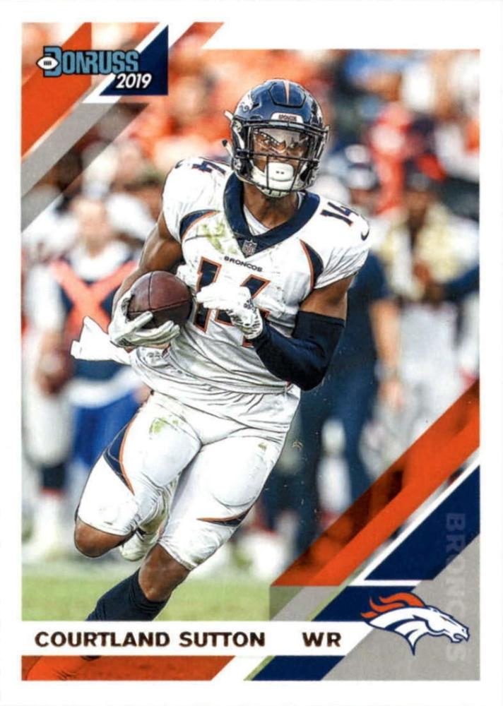 #86 Courtland Sutton - Denver Broncos - 2019 Donruss Football