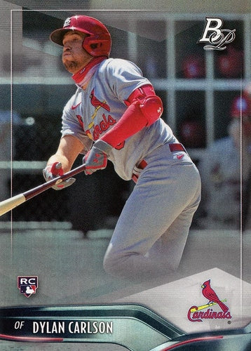 #86 Dylan Carlson - St. Louis Cardinals - 2021 Bowman Platinum Baseball