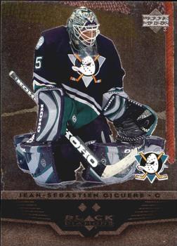 #86 Jean-Sebastien Giguere - Anaheim Mighty Ducks - 2005-06 Upper Deck Black Diamond Hockey