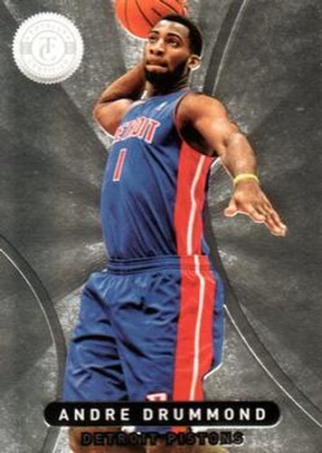 #86 Andre Drummond - Detroit Pistons - 2012-13 Panini Totally Certified Basketball