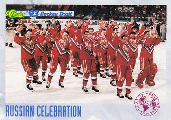 #86 Russian Celebration - Russia - 1993 Classic '93 Hockey Draft Hockey