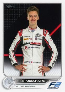 #86 Théo Pourchaire - Art Grand Prix - 2022 Topps Formula 1 Racing