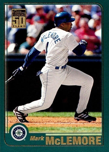 #86 Mark McLemore - Seattle Mariners - 2001 Topps Baseball