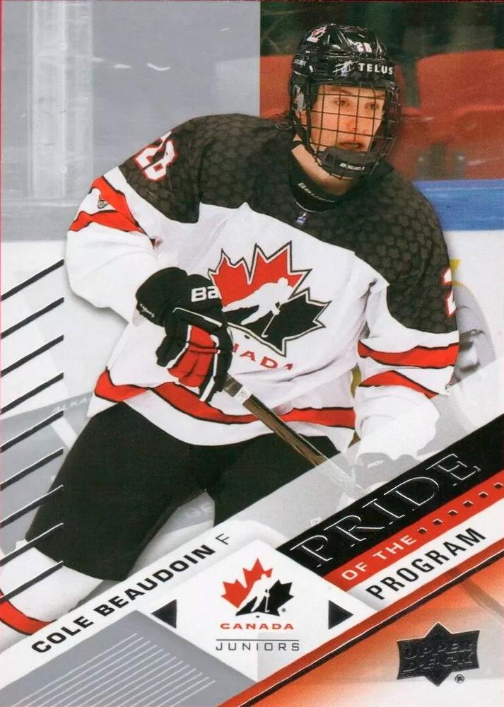 #86 Cole Beaudoin - Canada - 2024 Upper Deck Team Canada Juniors Hockey