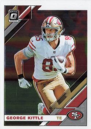 #86 George Kittle - San Francisco 49ers - 2019 Donruss Optic Football
