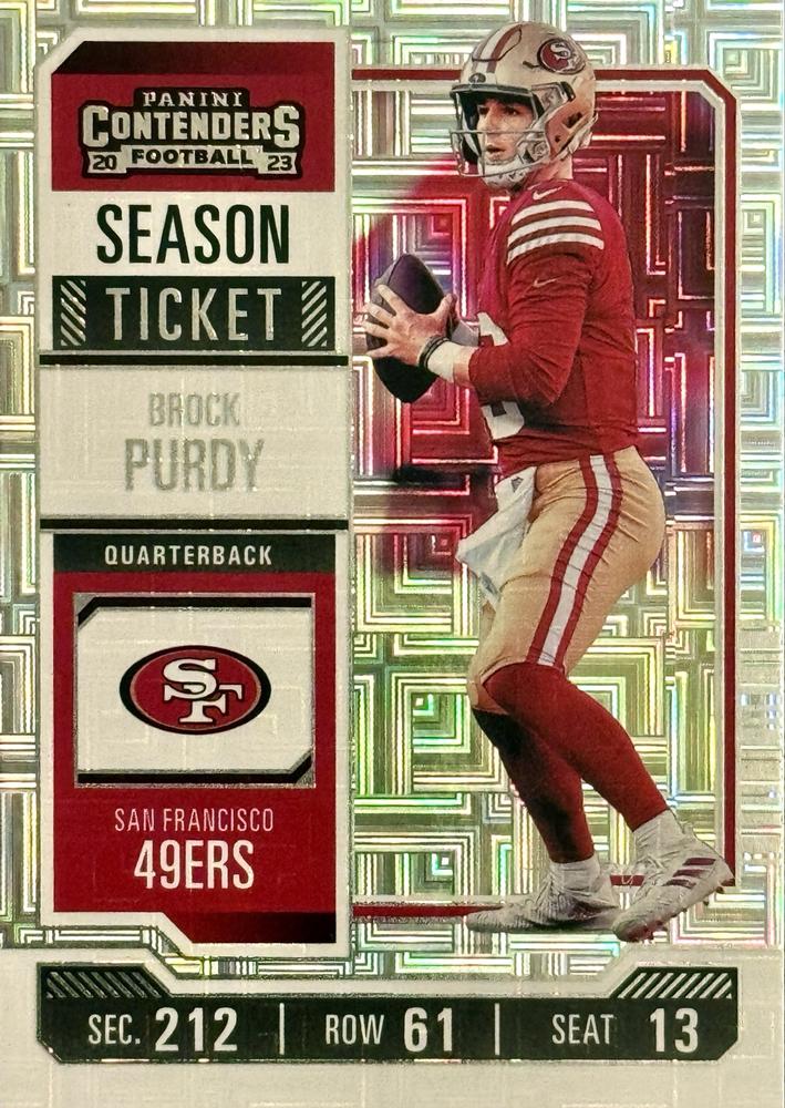 #86 Brock Purdy - San Francisco 49ers - 2023 Panini Contenders Football
