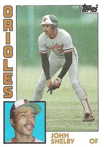 #86 John Shelby - Baltimore Orioles - 1984 Topps Baseball