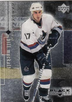 #86 Bill Muckalt - Vancouver Canucks - 1998-99 Upper Deck Black Diamond Hockey