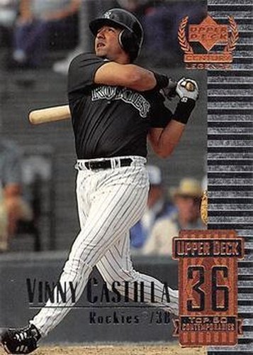 #86a Vinny Castilla - Colorado Rockies - 1999 Upper Deck Century Legends Baseball