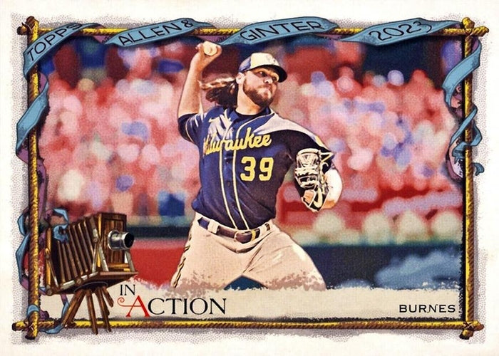 #86b Corbin Burnes - Milwaukee Brewers - 2023 Topps Allen & Ginter Baseball