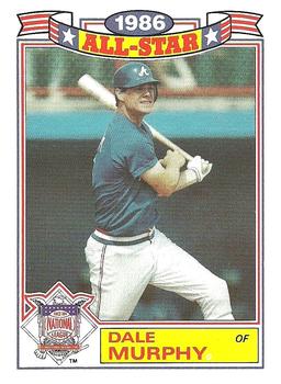 #7 Dale Murphy - Atlanta Braves - 1987 Topps - 1986 All-Star Game Commemorative Set (Glossy All-Stars) Baseball