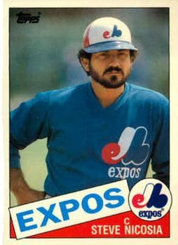 #87T Steve Nicosia - Montreal Expos - 1985 Topps Traded Baseball