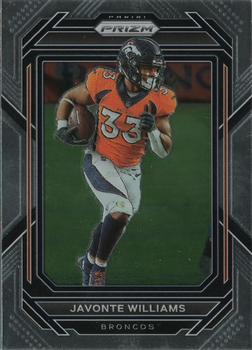 #87 Javonte Williams - Denver Broncos - 2022 Panini Prizm Football