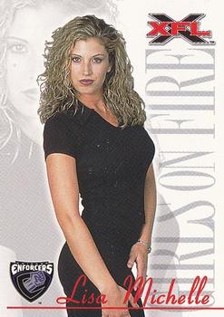 #87 Lisa Michelle - Chicago Enforcers - 2001 Topps XFL Football