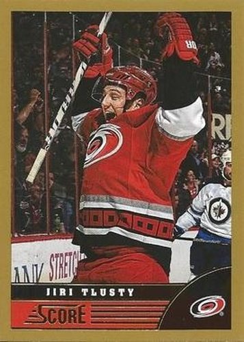 #87 Jiri Tlusty - Carolina Hurricanes - 2013-14 Score - Gold Hockey