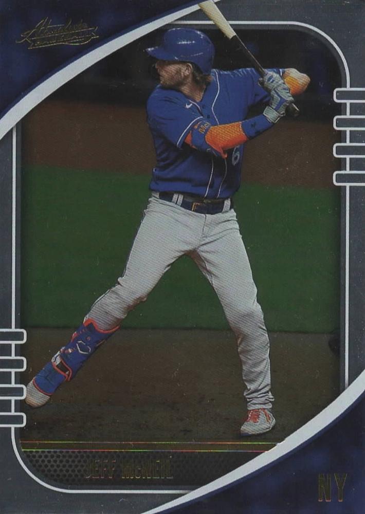 #87 Jeff McNeil - New York Mets - 2021 Panini Absolute Baseball