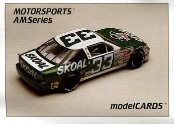 #87 Harry Gant's Car - Leo Jackson Motorsports - 1992 Motorsports Modelcards AM Series Racing