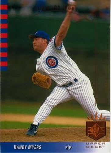 #87 Randy Myers - Chicago Cubs - 1993 SP Baseball