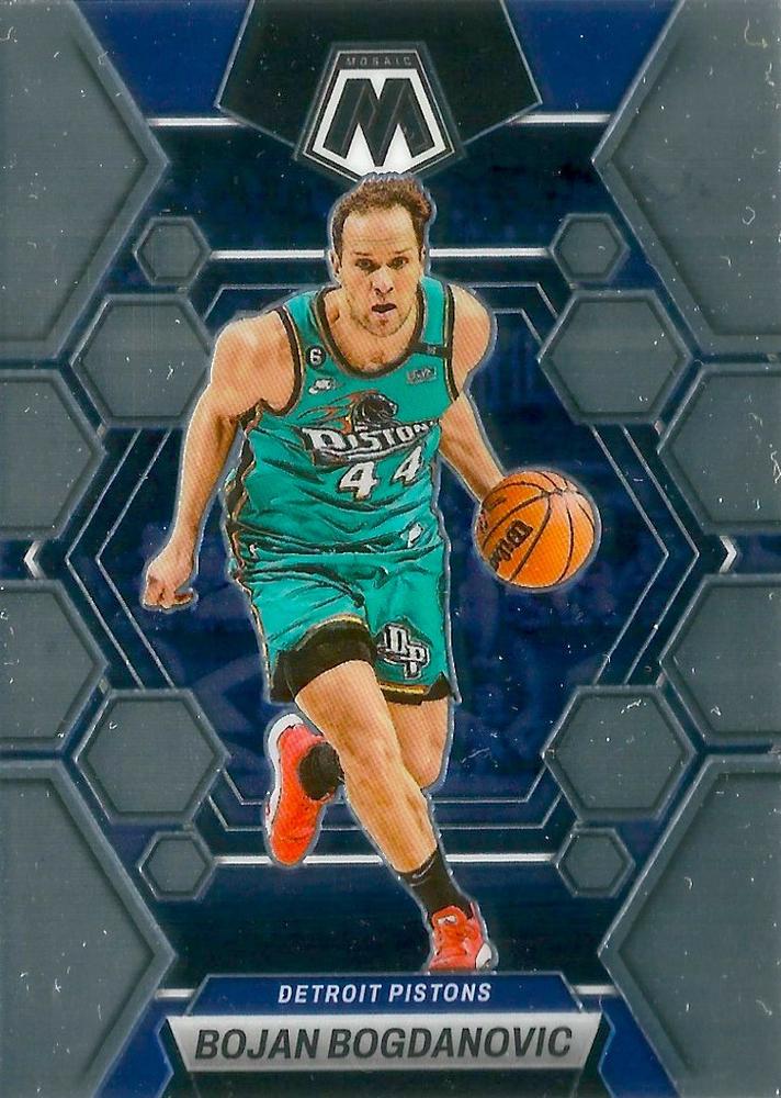 #87 Bojan Bogdanovic - Detroit Pistons - 2022-23 Panini Mosaic Basketball