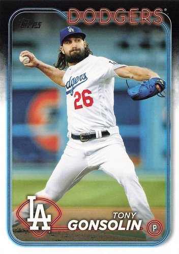 #87 Tony Gonsolin - Los Angeles Dodgers - 2024 Topps Baseball