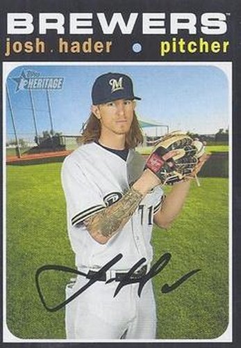 #87 Josh Hader - Milwaukee Brewers - 2020 Topps Heritage Baseball