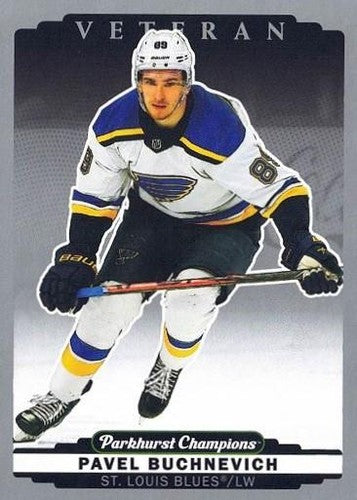 #87 Pavel Buchnevich - St. Louis Blues - 2022-23 Parkhurst Champions - Silver Hockey