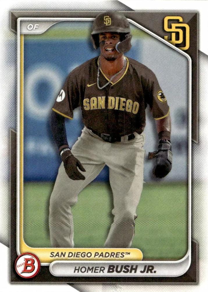 #BP-87 Homer Bush Jr. - San Diego Padres - 2024 Bowman - Prospects Baseball