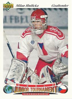 #87 Milan Hnilicka - Czechoslovakia - 1991-92 Upper Deck Czech World Juniors Hockey
