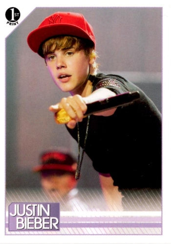 #87 Usually wearing an Atlanta Braves hat, Justin - 2010 Panini Justin Bieber