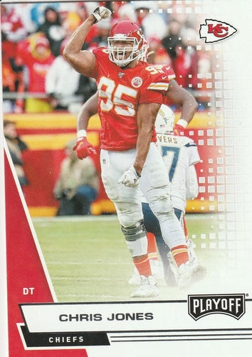 #87 Chris Jones - Kansas City Chiefs - 2020 Panini Playoff Football