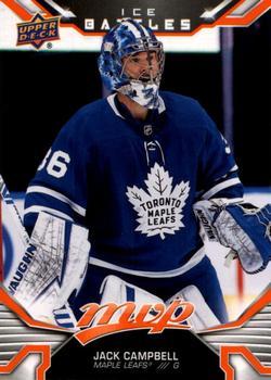 #87 Jack Campbell - Toronto Maple Leafs - 2022-23 Upper Deck MVP - Ice Battles Hockey
